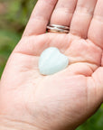 Amazonite Mini Heart for Courage
