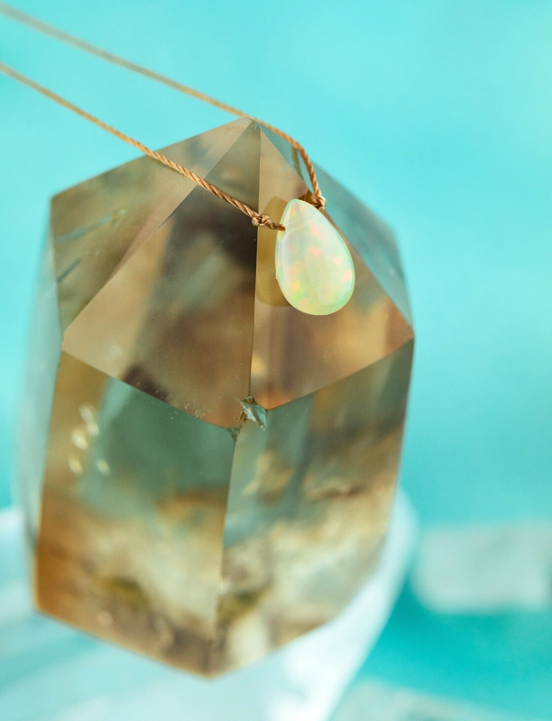 アクセサリー YAAcc African opal necklace Meaningful Gift for Mom | Ethiopian Opal Necklace | SoulKu Luxe