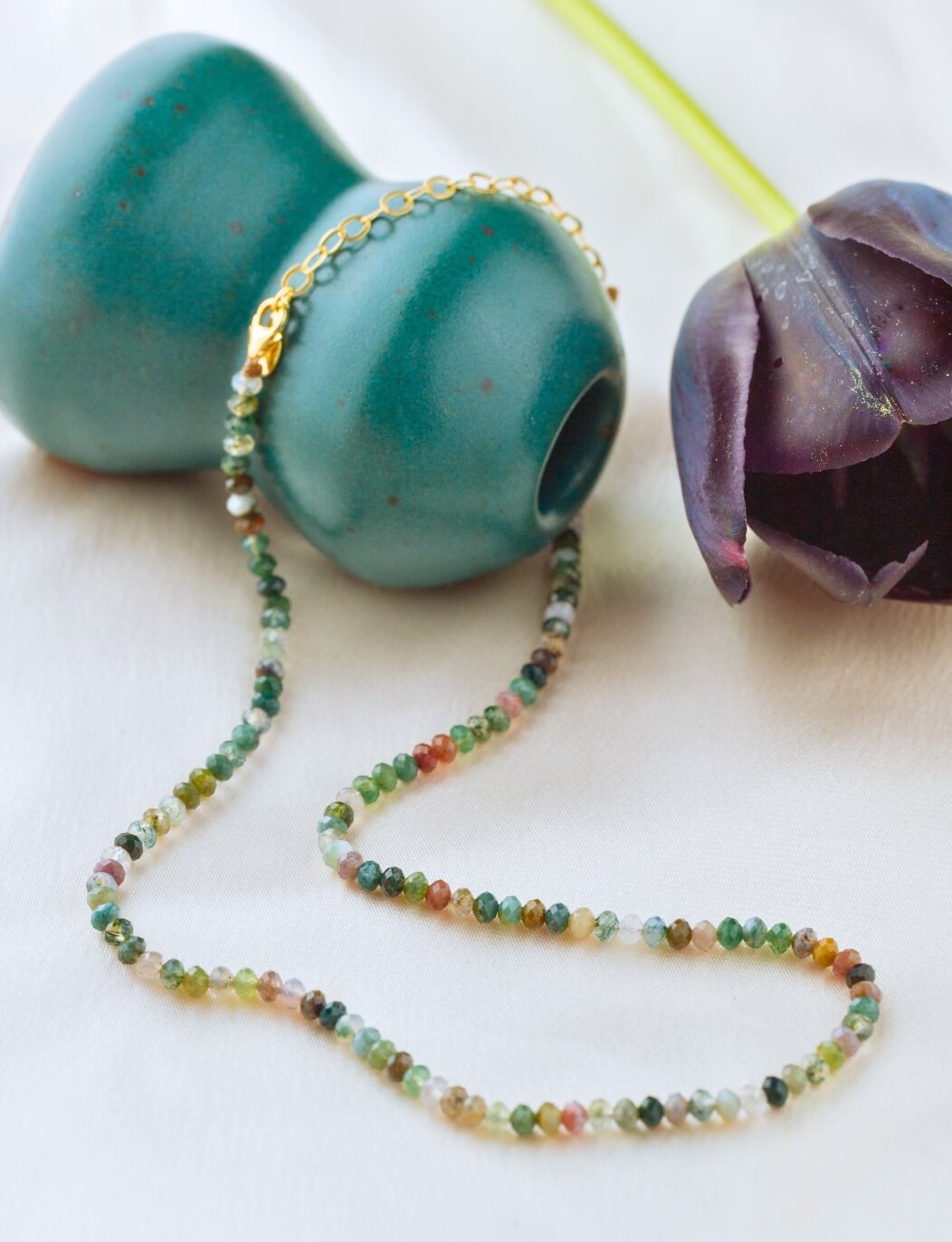 Fancy Jasper Journey Fully Beaded Necklace for Peace – SoulKu