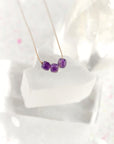 Amethyst February Birthstone Necklace