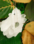 Limited Edition Green Rutilated Quartz Necklace for I Fall and Rise Again