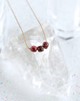 Ruby July Birthstone Necklace