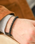 Black Onyx Men's Bracelet for Strong