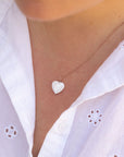 Limited Edition Mother of Pearl Leaf Necklace for Let it Be