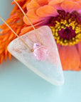Pink Petal Mystic Crystal Necklace for Bonus Mom