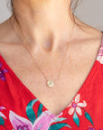 Prehnite Quartz Beam Necklace for I Believe in You