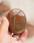 Unakite Palm Stone for Balance
