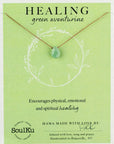 Green Aventurine Soul-Full of Light Necklace for Healing