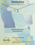 Powder Blue Crystal Soul Shine Necklace for Breathe