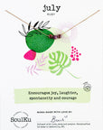 Ruby July Birthstone Necklace