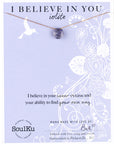 Iolite Beam Necklace for I Believe in You
