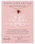 App Exclusive Hessonite Garnet Heart Necklace for Wholehearted