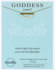 Pearl Gold Bar Necklace for GODDESS