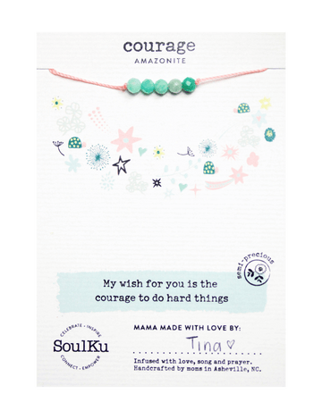 Amazonite Little Wishes KIDS Necklace for Courage