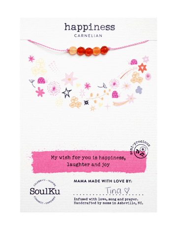 Carnelian Little Wishes KIDS Necklace for Happiness