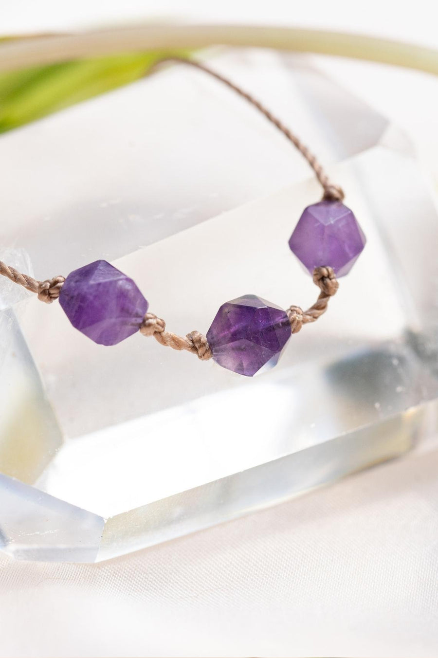 Amethyst Zodiac Necklace for Aries | 3/21 - 4/19