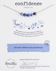 Sodalite Intention Necklace for Confidence