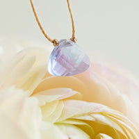 Lavender Crystal Soul Shine Necklace for Celebration