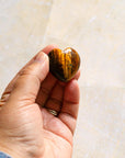 Tiger Eye Mini Heart for Empowerment