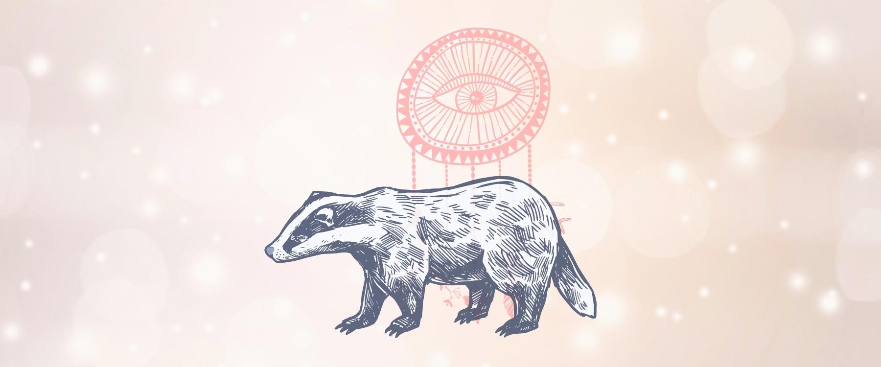Badger Animal Medicine & Supportive Crystals