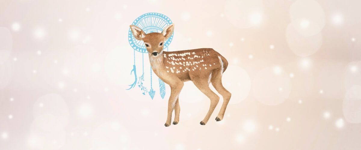 Deer Animal Medicine & Supportive Crystals
