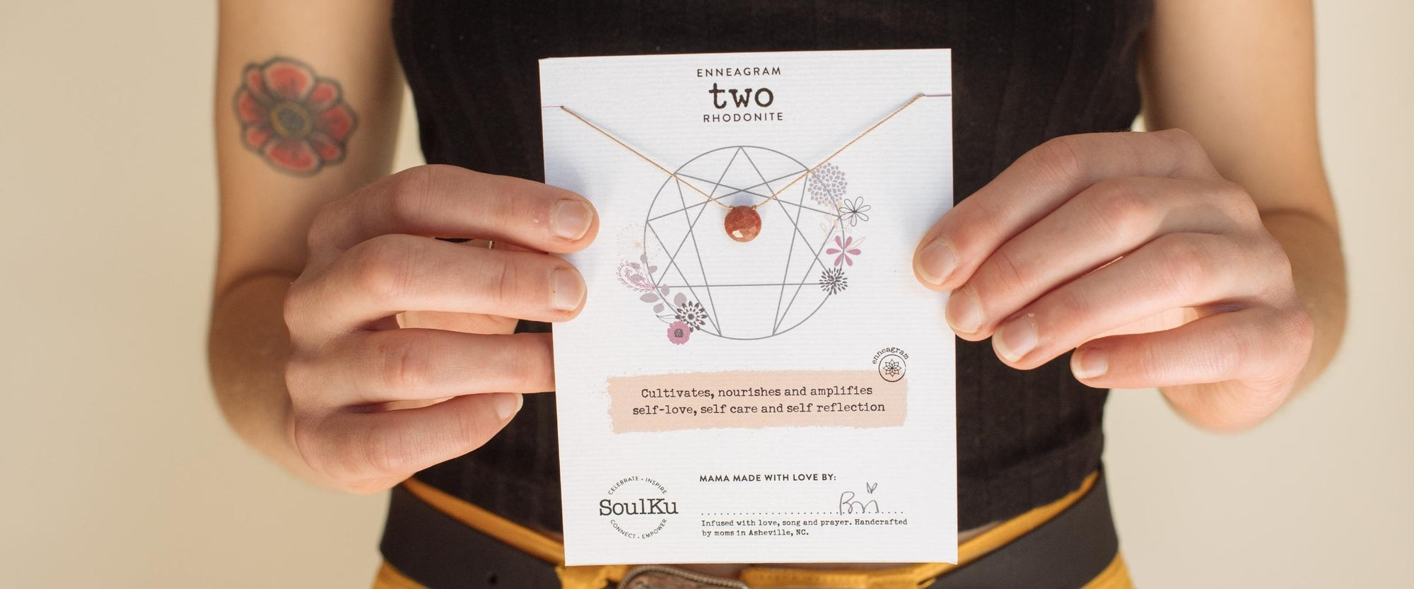 Rhodonite & Supporting Enneagram Type 2