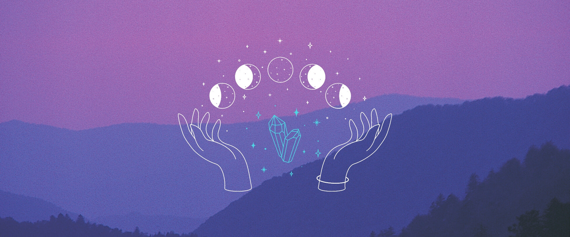 Guide to moon phases & crystals