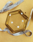 Mother of Pearl Celestial Necklace for Good Friends are Like Stars