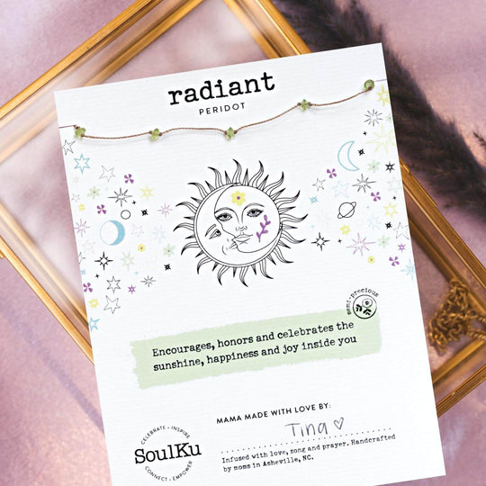 Peridot Celestial Necklace for Radiant