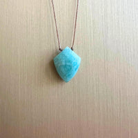 Amazonite Shield Super Power Necklace