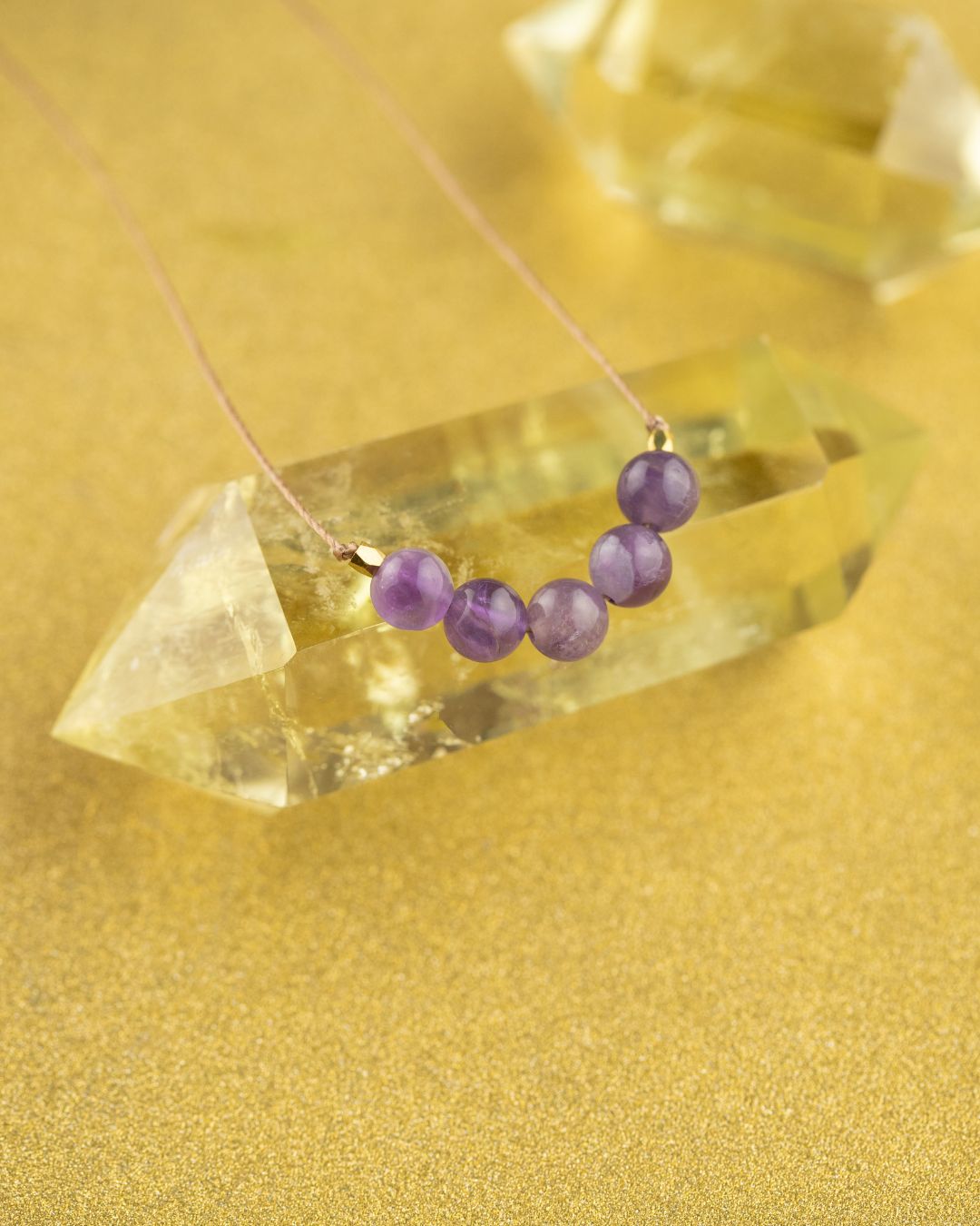 Amethyst Creature Comforts Necklace for No Prob-Llama