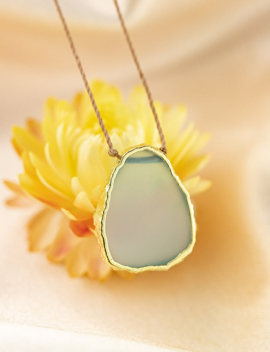 Aqua Chalcedony Alchemy Necklace for Be The Light