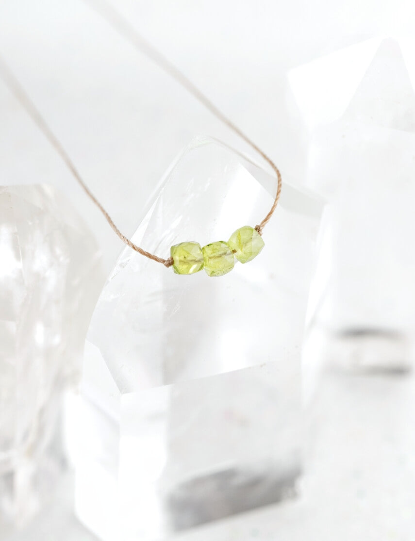 Peridot August Birthstone Necklace