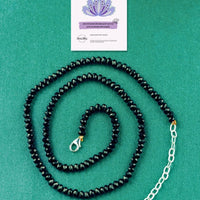 Black Onyx Journey Fully Beaded Necklace for Stress Relief