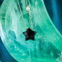 Black Onyx Shoot for the Stars Necklace