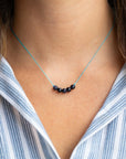 Blue Goldstone Big Wishes Necklace for Friendship