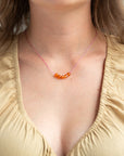 Carnelian Big Wishes Necklace for Happiness