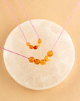 Carnelian Little & Big Wishes Happiness Necklace Set