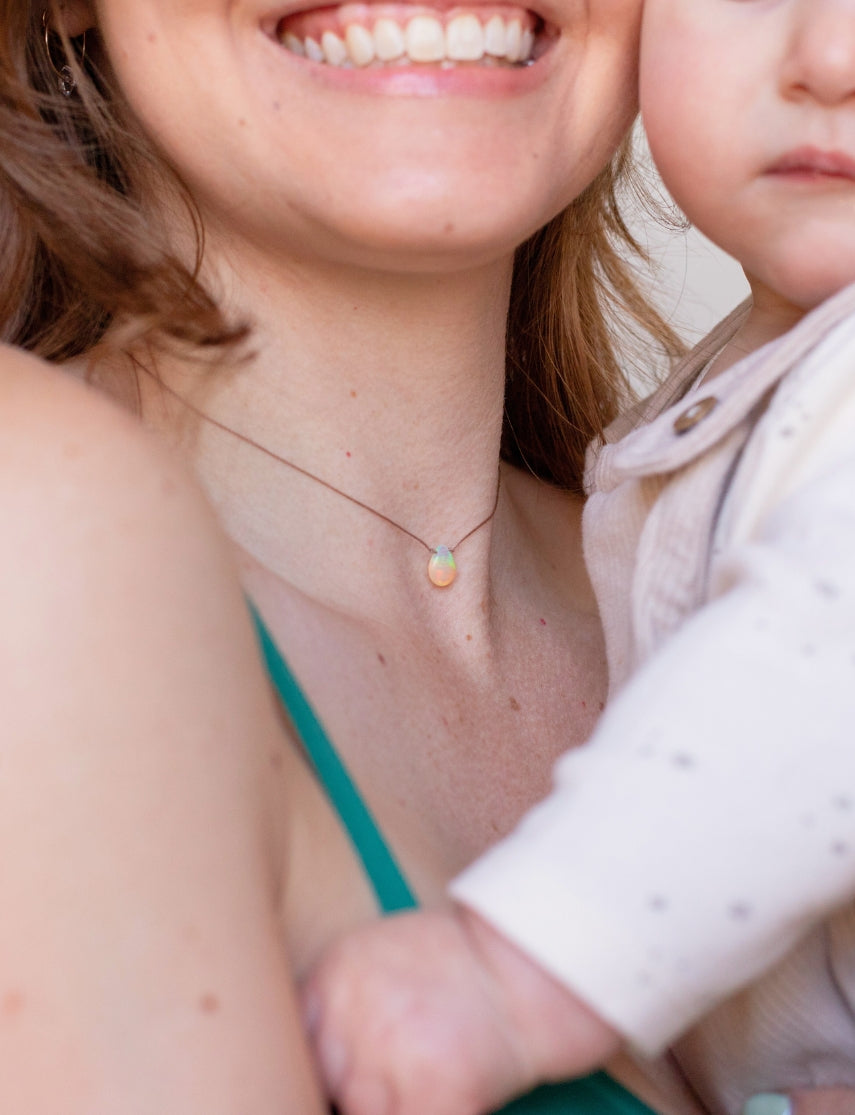 Ethiopian Opal Luxe Cocktail Necklace for Amazing Mom