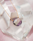 Fluorite Beam Necklace for You Are Amazing