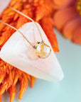Golden Glow Mystic Crystal Necklace for Cool Mom