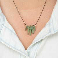 App Exclusive Green Kyanite Necklace for Brave Heart