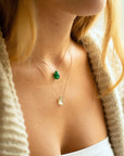 Green Onyx Luxe Necklace for Bereavement