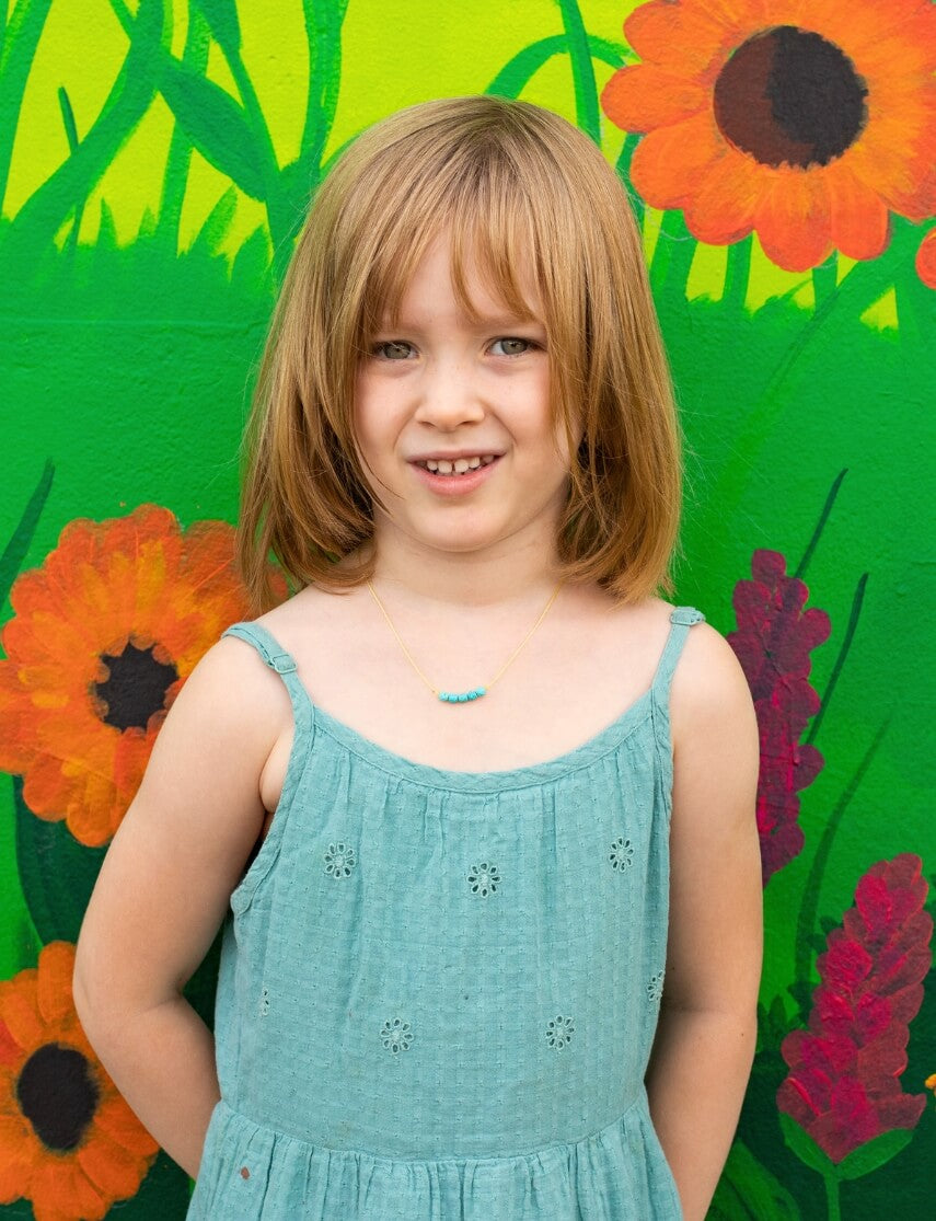 Howlite Little Wishes KIDS Necklace for Happy Birthday