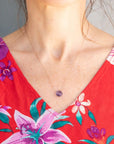 Iolite Beam Necklace for I Believe in You