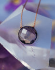 Iolite Beam Necklace for I Believe in You