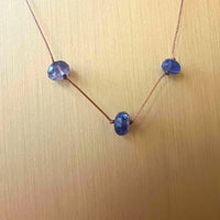 Triple Iolite Super Power Necklace