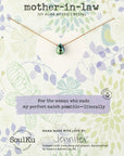 Ivy Aura Mystic Crystal Necklace for Mother-In-Law