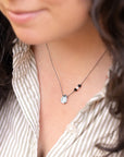 Limited Edition Kiwi Jasper, Black Onyx, and Pearl Necklace for Steady