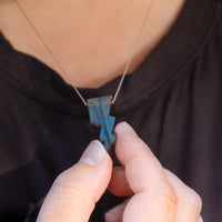 App Exclusive! Labradorite Lightning Bolt Necklace for Transform